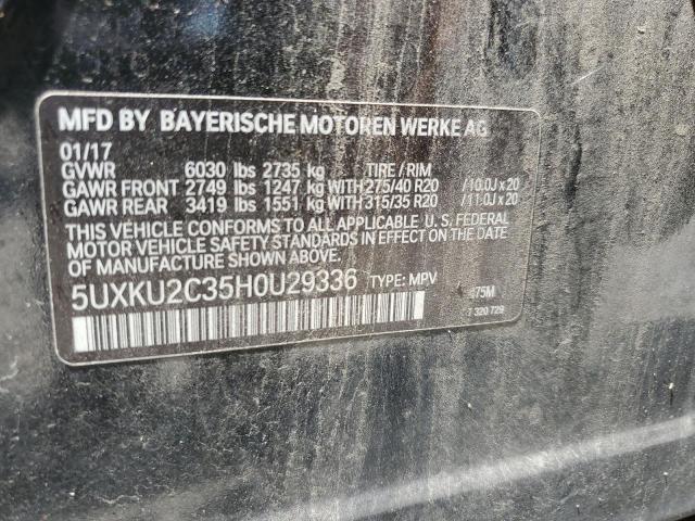 5UXKU2C35H0U29336 BMW X6 Xdrive35i