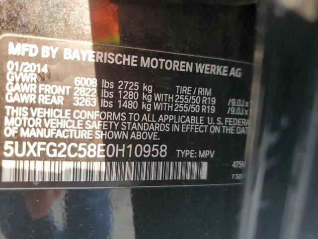 5UXFG2C58E0H10958 BMW X6 Xdrive35i