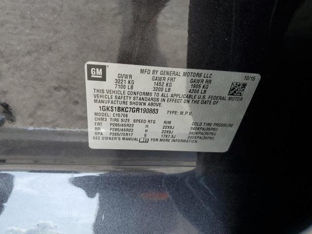1GKS1BKC7GR190883 GMC YUKON SLT
