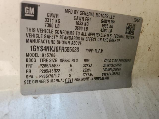 1GYS4NKJ0FR556033 Cadillac Escalade Premium