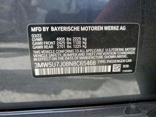 3MW5U7J08N8C65468 BMW M340I