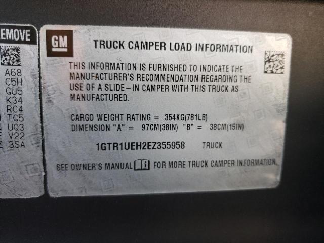 1GTR1UEH2EZ355958 GMC Sierra C1500 Sle