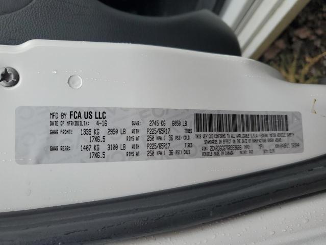 2C4RDGCG7GR353686 Dodge Grand Caravan Sxt