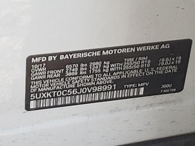 5UXKT0C56J0V98991 BMW X5 Xdr40e