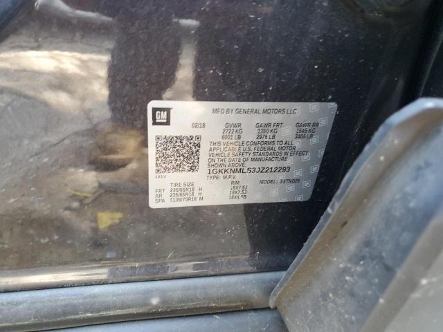 1GKKNMLS3JZ212293 GMC Acadia Slt-1