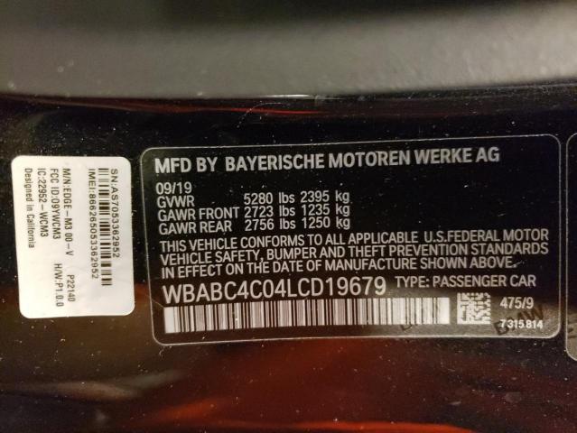 WBABC4C04LCD19679 BMW M850XI