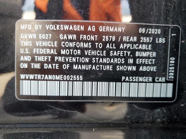WVWTR7AN0ME002555 Volkswagen Arteon Sel Premium R-line