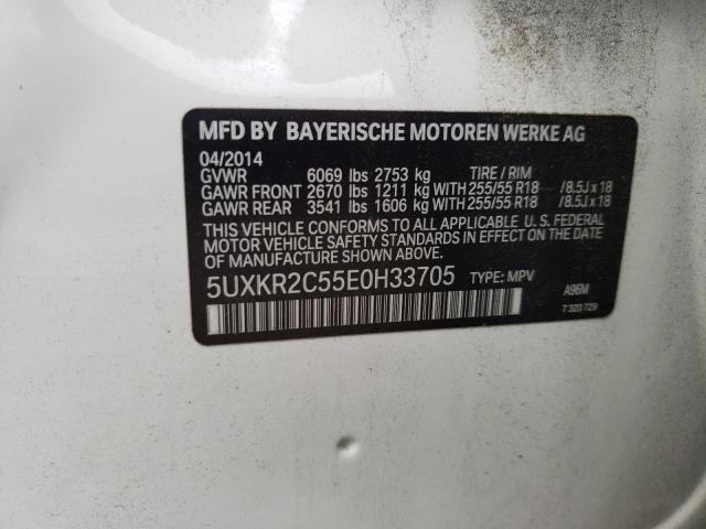 5UXKR2C55E0H33705 BMW X5 Sdrive35i