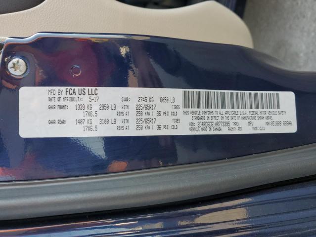 2C4RDGCG1HR773395 Dodge Grand Caravan Sxt