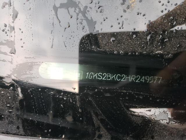 1GKS2BKC2HR249577 GMC YUKON SLT