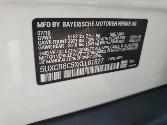 5UXCR6C5XKLL61877 BMW X5 Xdrive40i