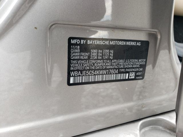 WBAJE5C54KWW17604 BMW 540 I