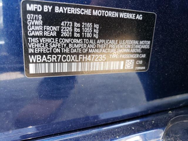 WBA5R7C0XLFH47235 BMW 330XI