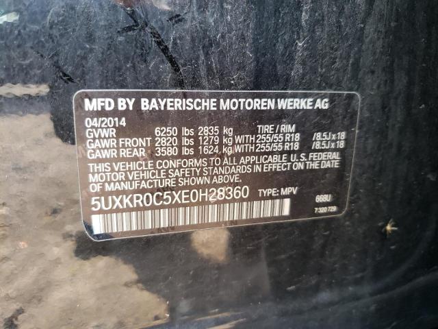 5UXKR0C5XE0H28360 BMW X5 Xdrive35i