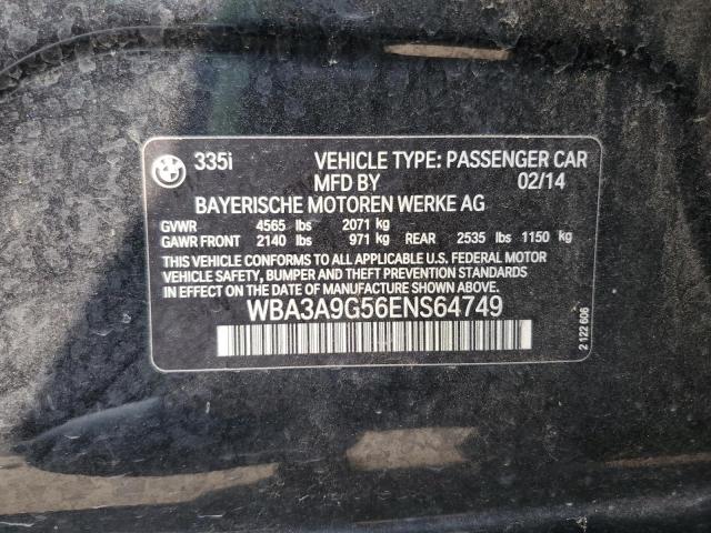 WBA3A9G56ENS64749 BMW 335 I