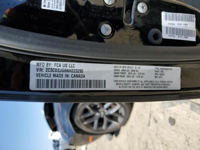 2C3CDZJG6NH223295 Dodge Challenger Gt