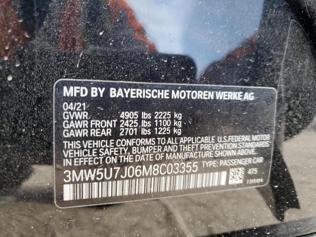 3MW5U7J06M8C03355 BMW M340I