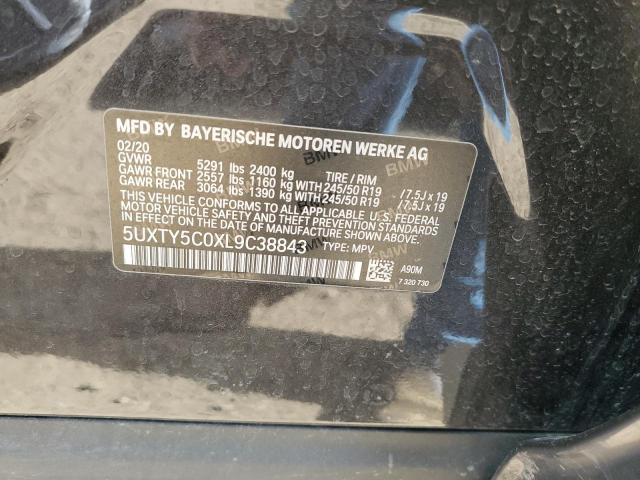 5UXTY5C0XL9C38843 BMW X3 Xdrive30i