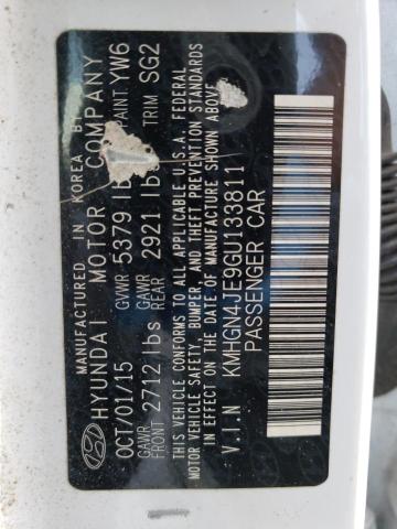 KMHGN4JE9GU133811 Hyundai Genesis 3.8l