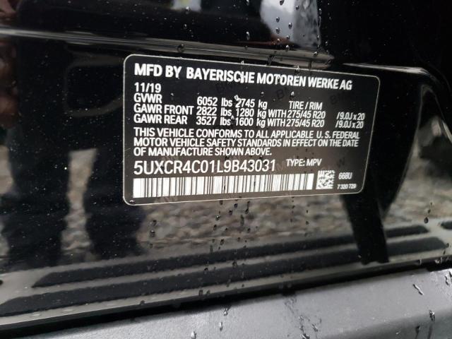 5UXCR4C01L9B43031 BMW X5 Sdrive 40i