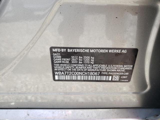 WBA7T2C00NCH18067 BMW 740 I