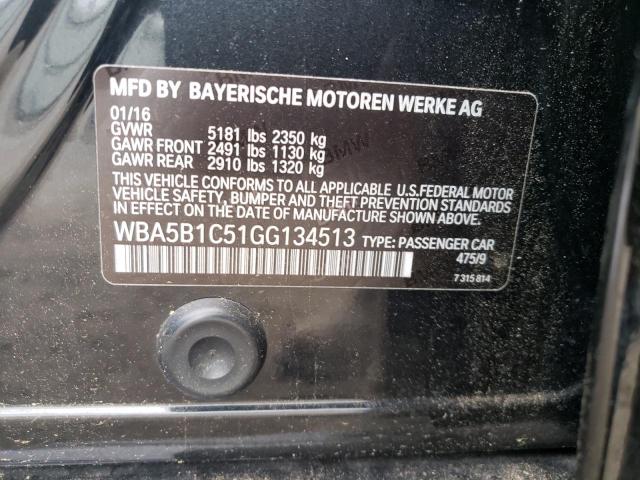 WBA5B1C51GG134513 BMW 535 I