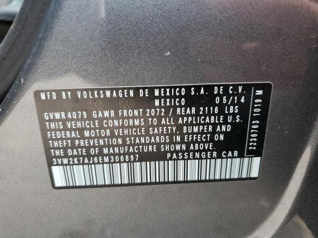 3VW2K7AJ6EM306897 Volkswagen JETTA BASE