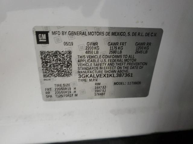 3GKALVEX1KL387361 GMC Terrain Slt