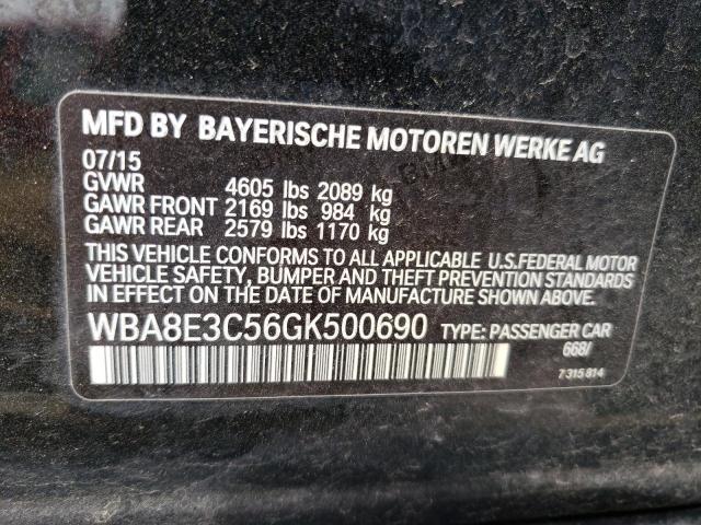 WBA8E3C56GK500690 BMW 328 Xi Sulev