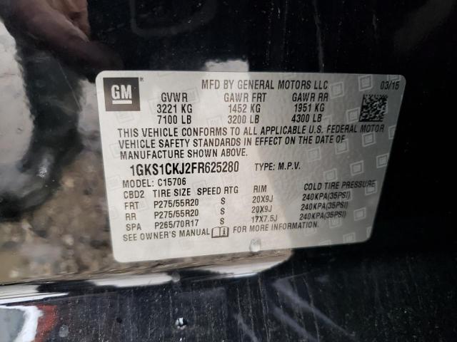 1GKS1CKJ2FR625280 GMC YUKON DENALI