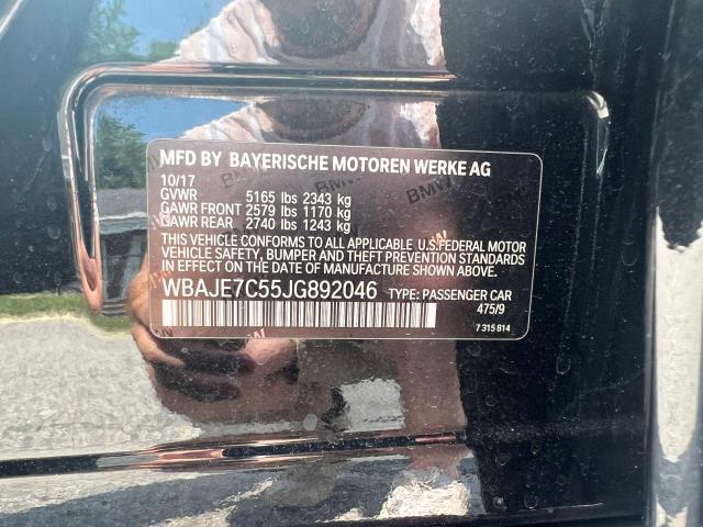 WBAJE7C55JG892046 BMW 540 XI