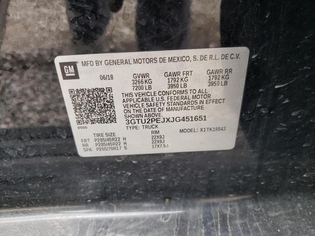 3GTU2PEJXJG451651 GMC Sierra K1500 Denali