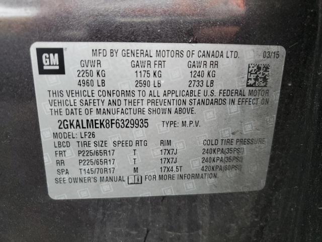 2GKALMEK8F6329935 GMC Terrain Sle