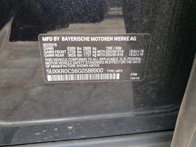 5UXKR0C56G0S88900 BMW X5 Xdrive35i