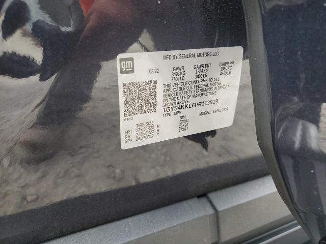 1GYS4KKL6PR113919 Cadillac Escalade Esv Premium Luxury