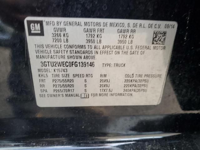 3GTU2WEC0FG139146 GMC Sierra K1500 Denali