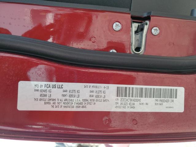 2C3CDXCT8KH639245 Dodge CHARGER R/T
