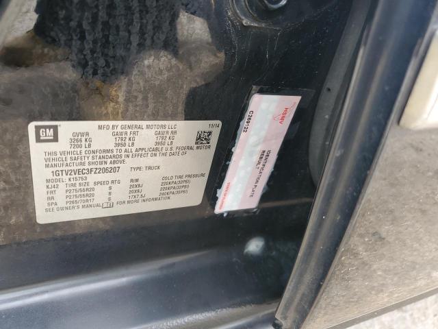 1GTV2VEC3FZ206207 GMC Sierra K1500 Slt