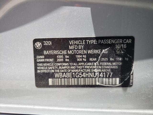 WBA8E1G54HNU14177 BMW 320 I