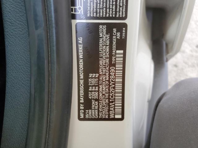 WBAVL1C52FVY28490 BMW X1 Xdrive28i