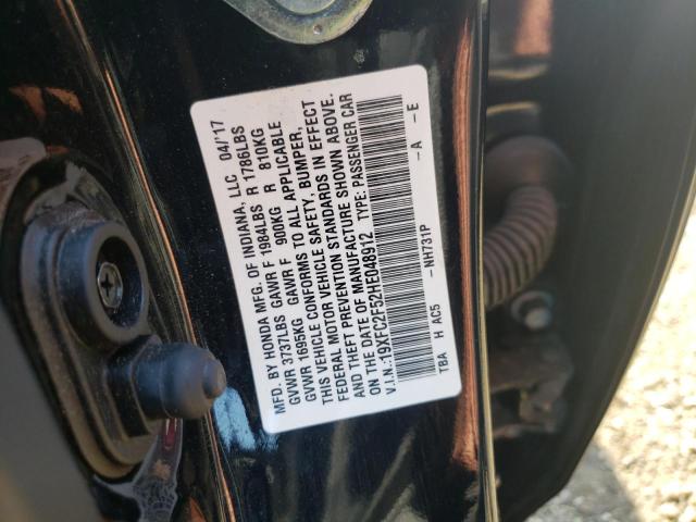 19XFC2F52HE048912 Honda Civic Lx