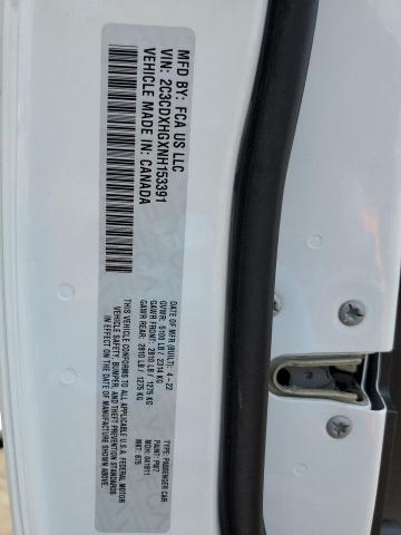 2C3CDXHGXNH153391 Dodge CHARGER GT
