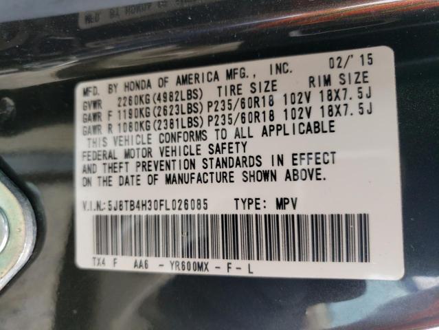 5J8TB4H30FL026085 Acura RDX