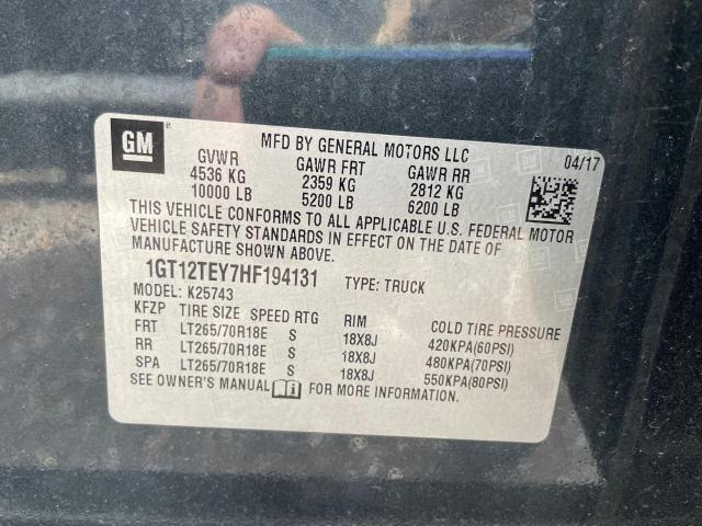 1GT12TEY7HF194131 GMC Sierra K2500 Slt