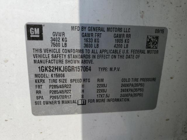 1GKS2HKJ6GR157064 GMC YUKON XL DENALI