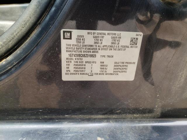 1GTV2VEC6EZ318823 GMC Sierra K1500 Slt