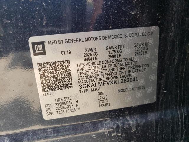 3GKALMEVXKL283041 GMC Terrain Sle