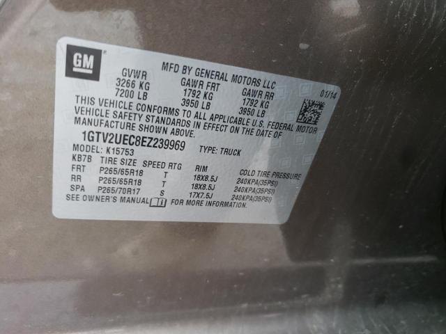 1GTV2UEC8EZ239969 GMC Sierra K1500 Sle