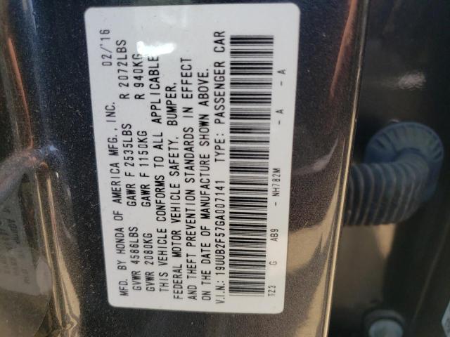 19UUB2F57GA007141 Acura TLX TECH