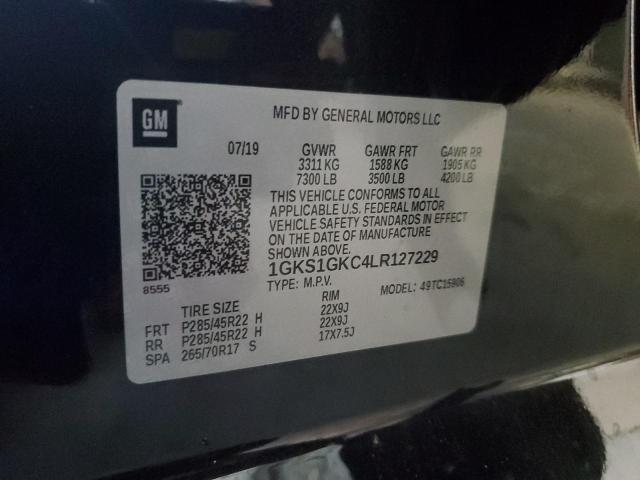 1GKS1GKC4LR127229 GMC Yukon Xl C1500 Slt